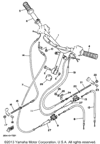 Steering Handle Cable