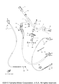 Steering Handle Cable