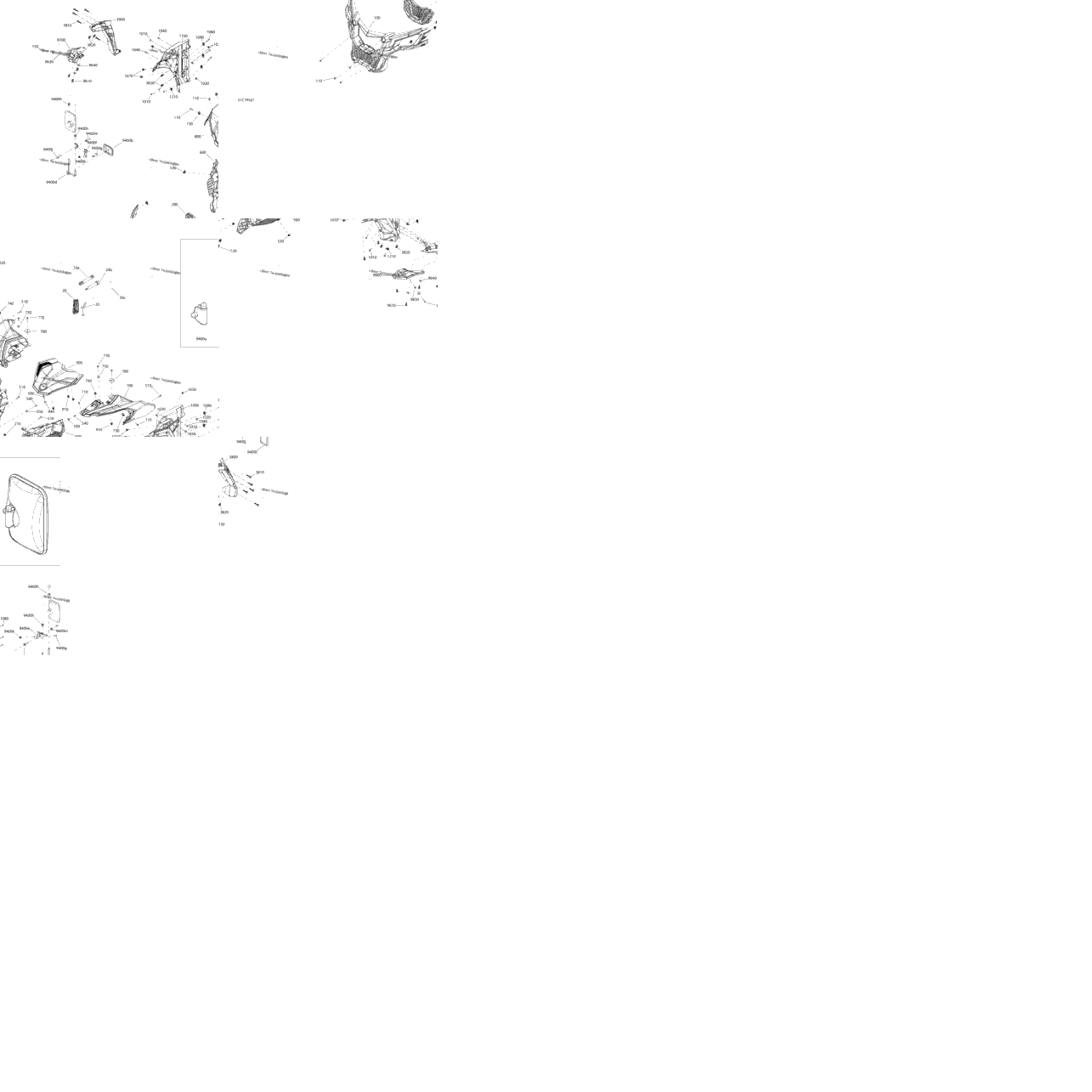 Body Maverick Trail - 800 - White - Front Section