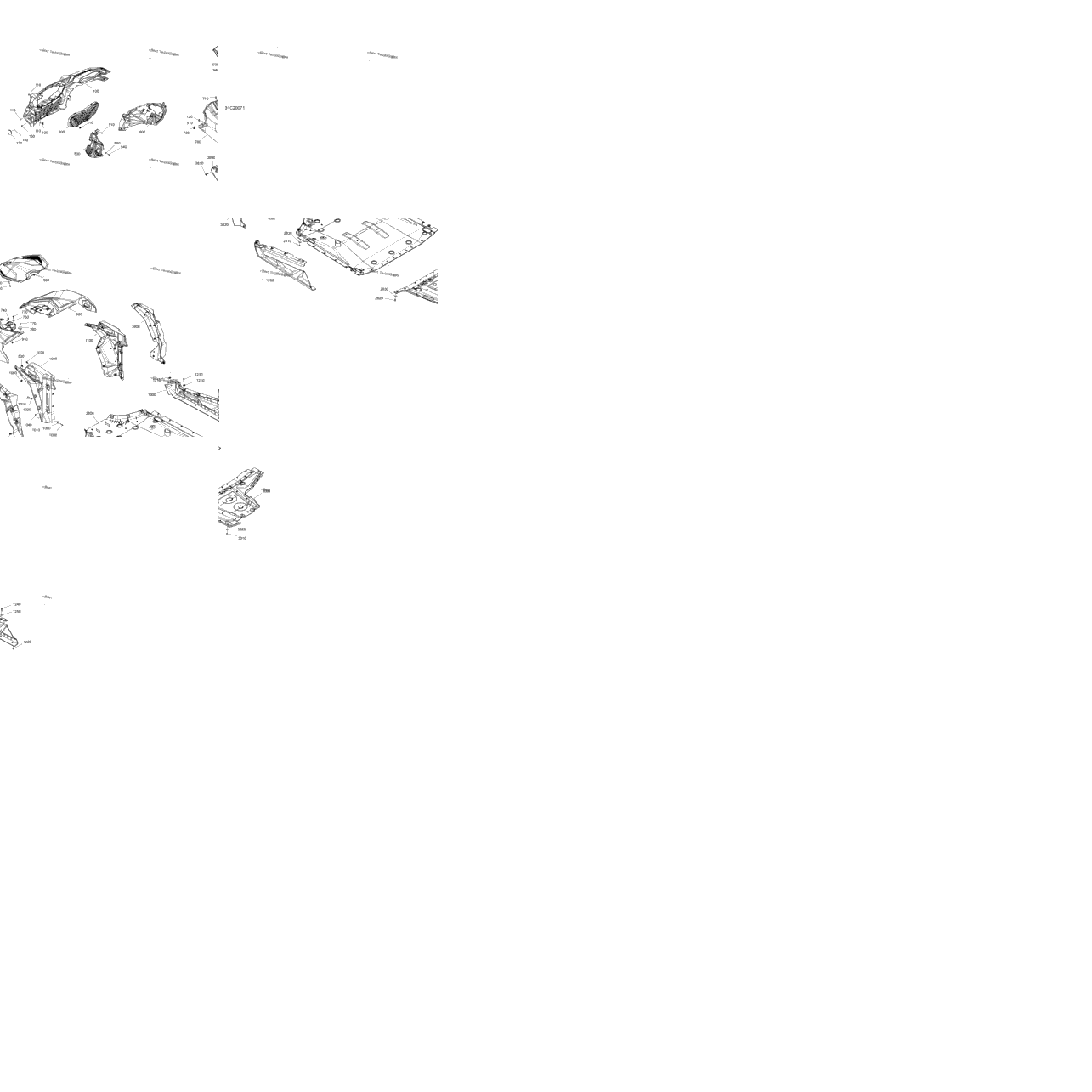 Body - Front Section - White