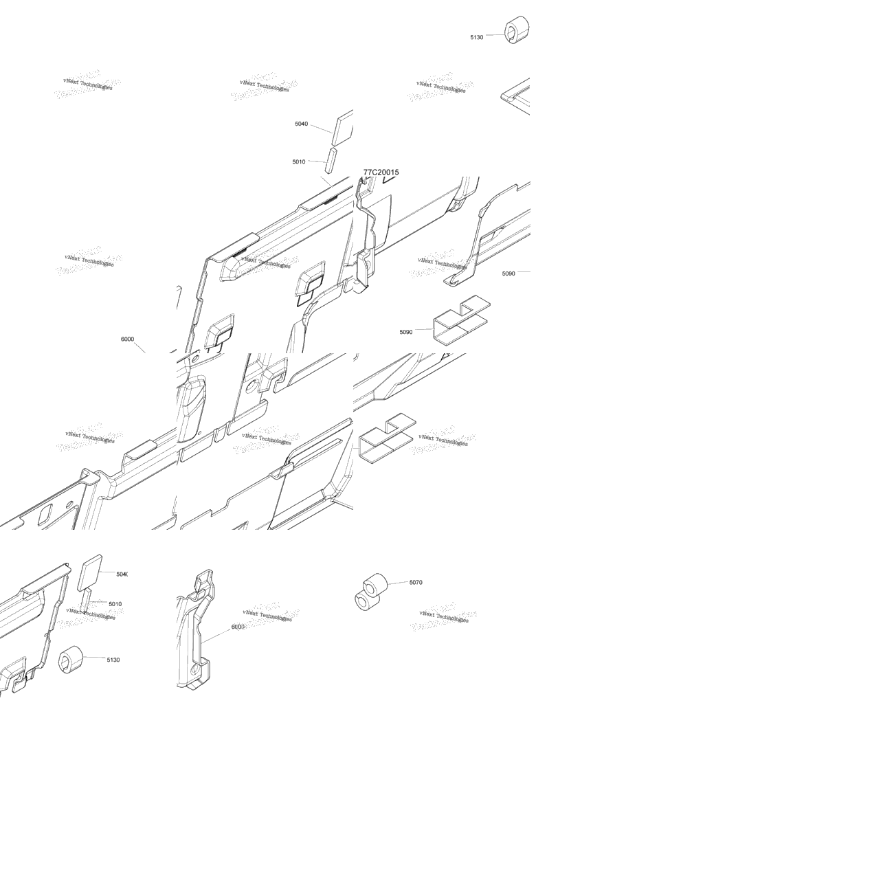 Cab - Back Wall Section