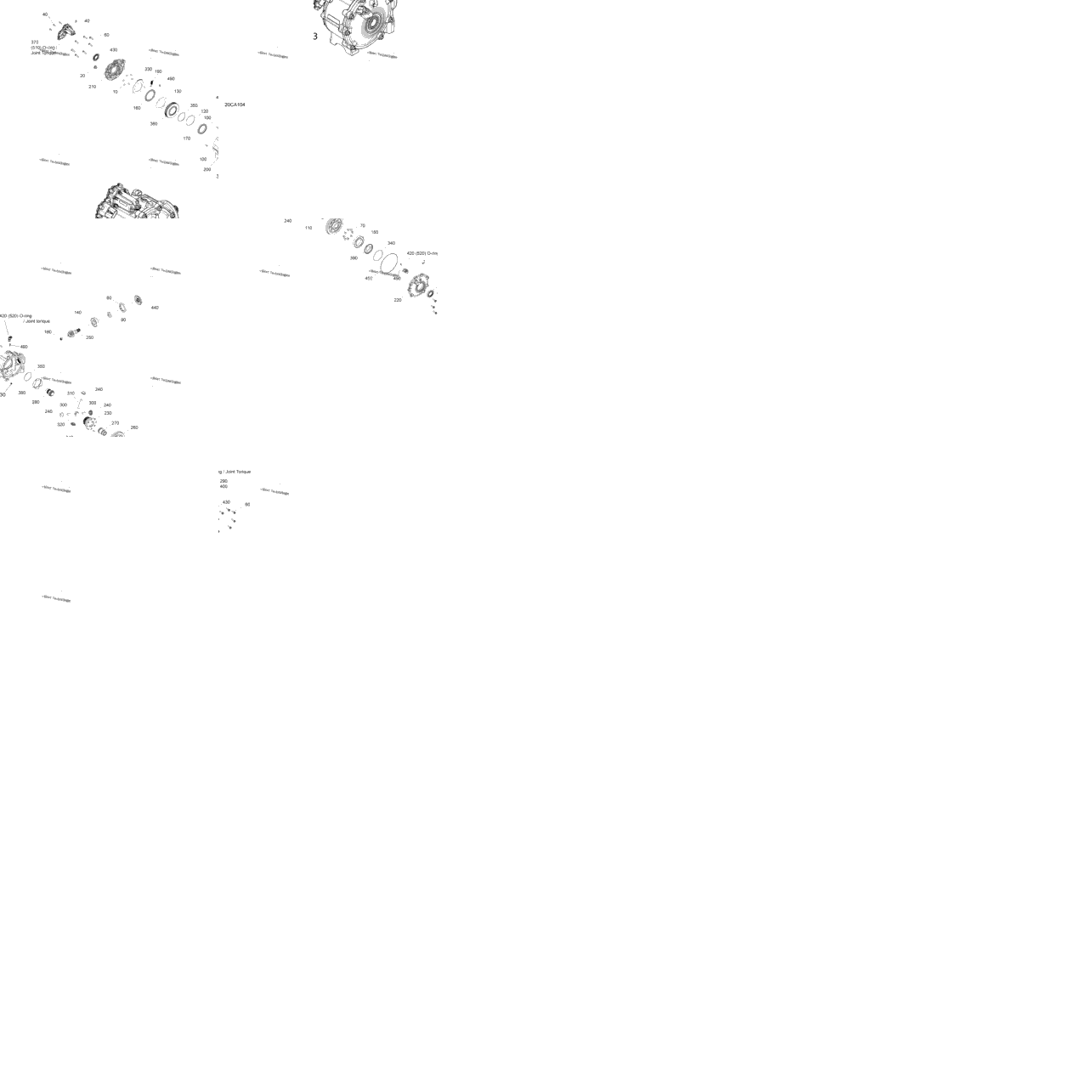Drive - Front Section - Differential Parts