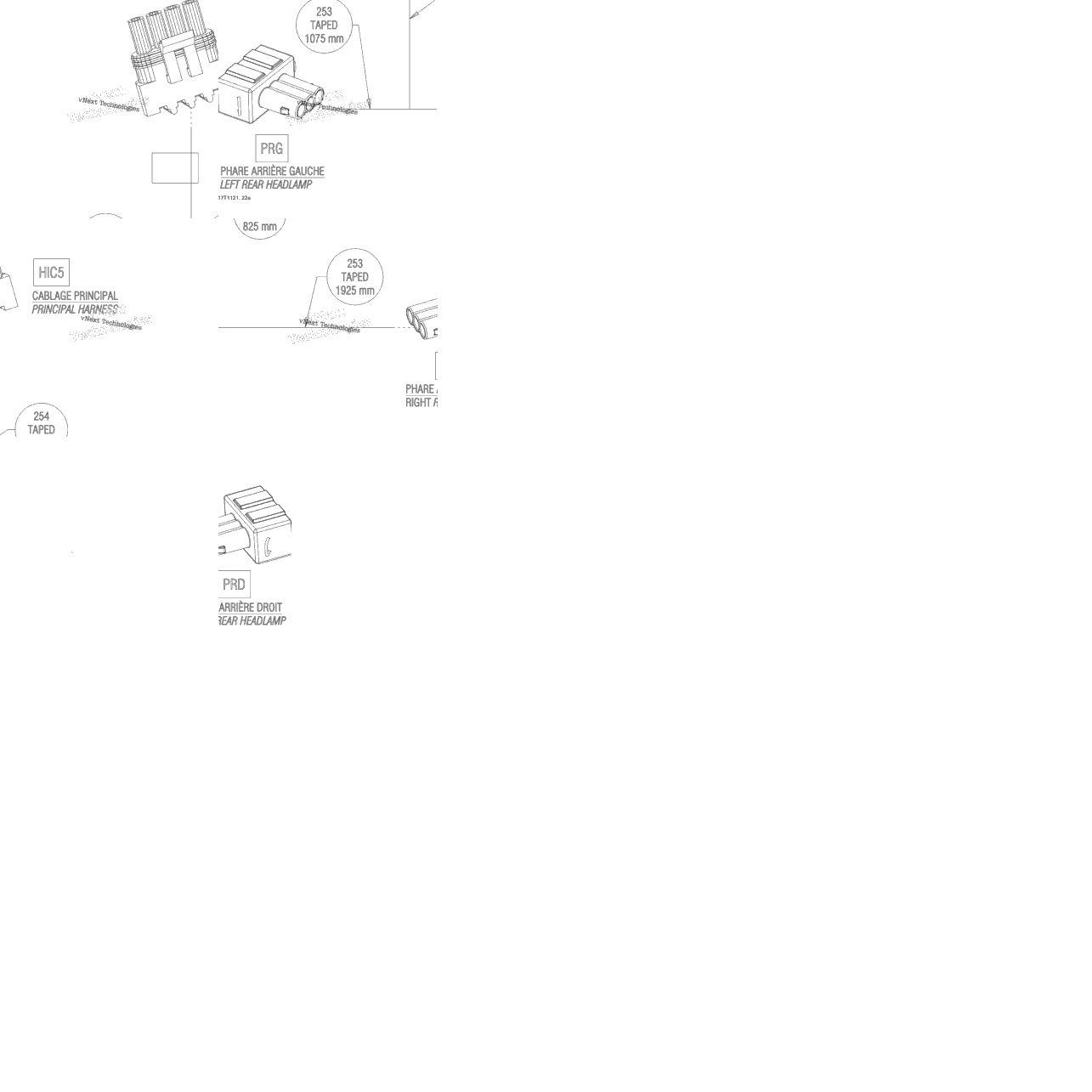 Electrical Harness, Rear Section
