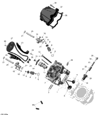 Cylinder Head, Front - Turbo