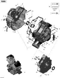Crankcase - 1000 Efi