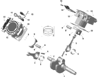 Rotax - Crankshaft, Piston And Cylinder