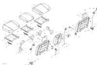 Seat - Rear Section - Cab