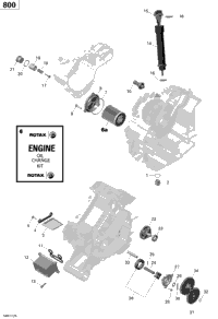 Engine Lubrication - 800R Efi