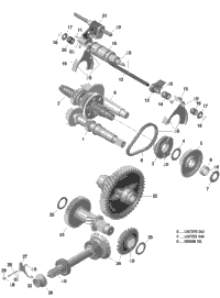 Gear Box And Components Without Lockable Differential