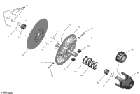 Transmission, Driven Pulley - Turbo