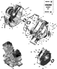 Engine - Crankcase - Hd10