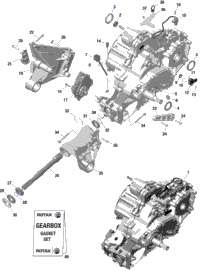 Rotax - Gearbox Assy And Drive Shaft