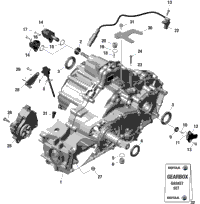 Rotax - Gearbox Assy And Drive Shaft - 686 881 - Tremec - 2Nd Generation
