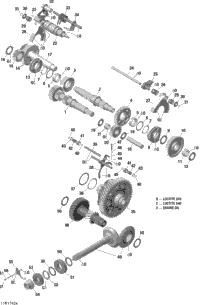 Gear Box Components - With Lockable Rear Differential