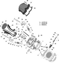Rotax - Cylinder Head, Front