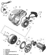 Magneto And Electric Starter - 1010R