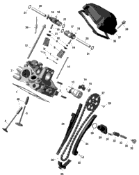 Rotax - Cylinder Head, Rear