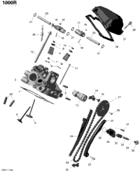 Cylinder Head, Rear - 1000R