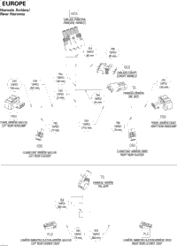 Electrical Harness, Rear Section Europe
