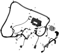 Rotax - Engine Harness And Electronic Module Maverick