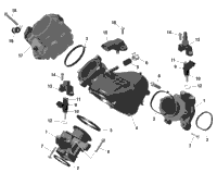 Rotax - Air Intake Manifold And Throttle Body