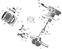 Rotax - Crankshaft, Pistons And Cylinder