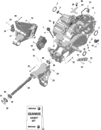 Rotax - Gear Box And Components - 506