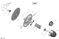 Transmission, Driven Pulley - Turbo