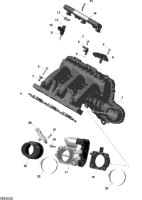 Air Intake Manifold And Throttle Body