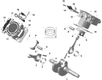 Rotax - Crankshaft, Piston And Cylinder