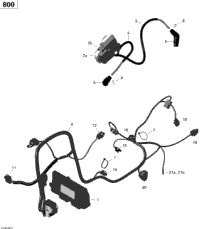 Engine Harness And Electronic Module - 800R Efi