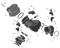 Rotax - Air Intake Manifold And Throttle Body