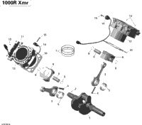 Crankshaft, Piston And Cylinder - 1000R Efi