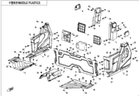 Middle Plastics(For Non Side Doors)
