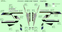 Decal(For 2020 Usa Titanium Grey(Gloss) Vehicle)