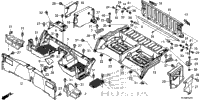 Bed Plate@Rear Gate (Sxs1000m5p/M5d)