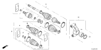 Rear Knuckle@Rear Driveshaft