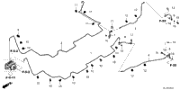 Rear Brake Pipe@Rear Brake Hose (2)
