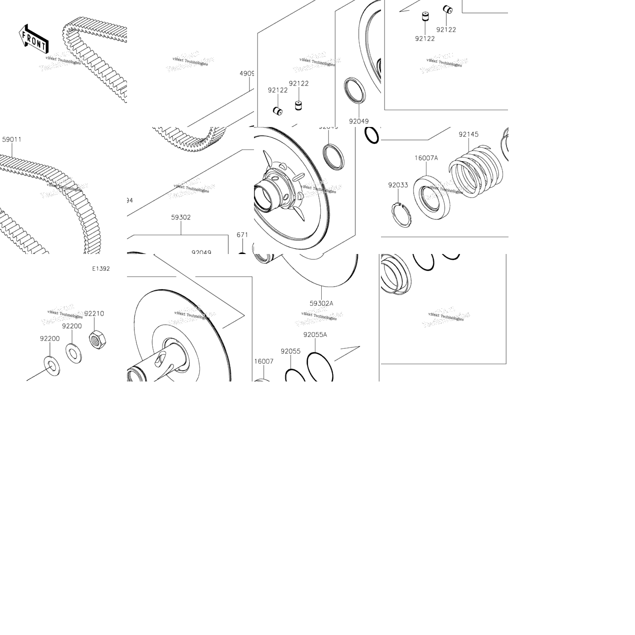 Driven Converter/Drive Belt