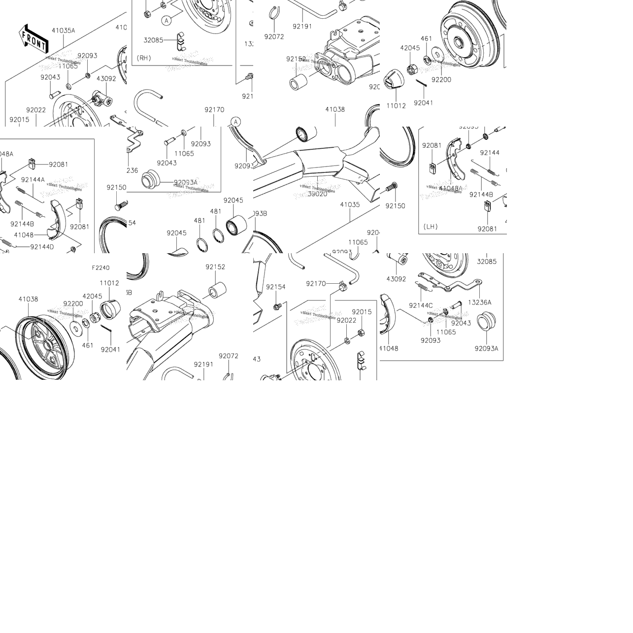 Rear Hubs/Brakes