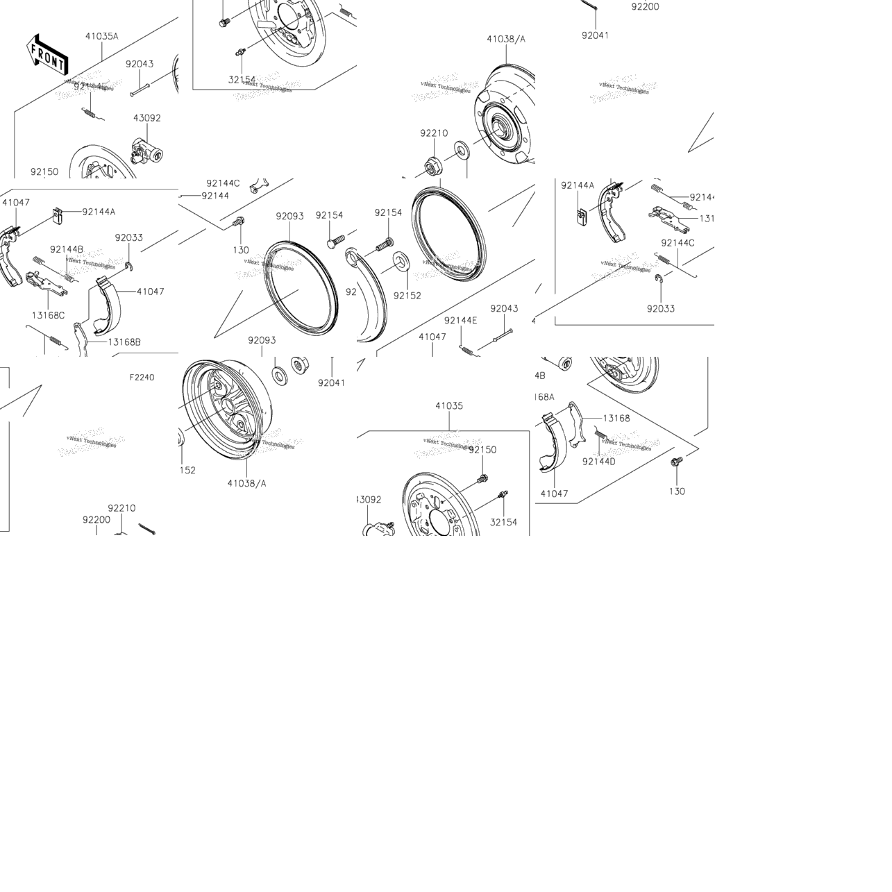 Rear Hubs/Brakes