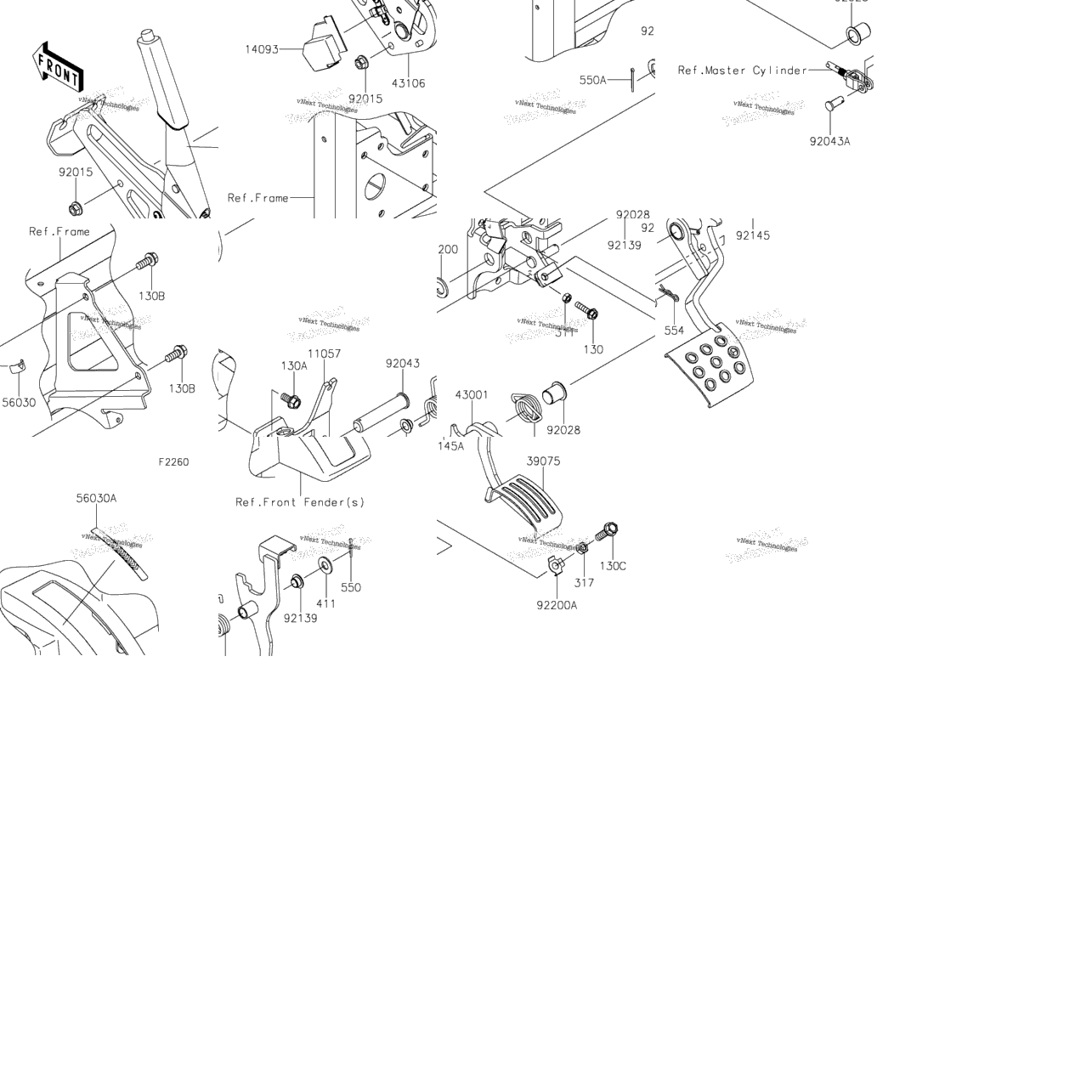Brake Pedal/Throttle Lever