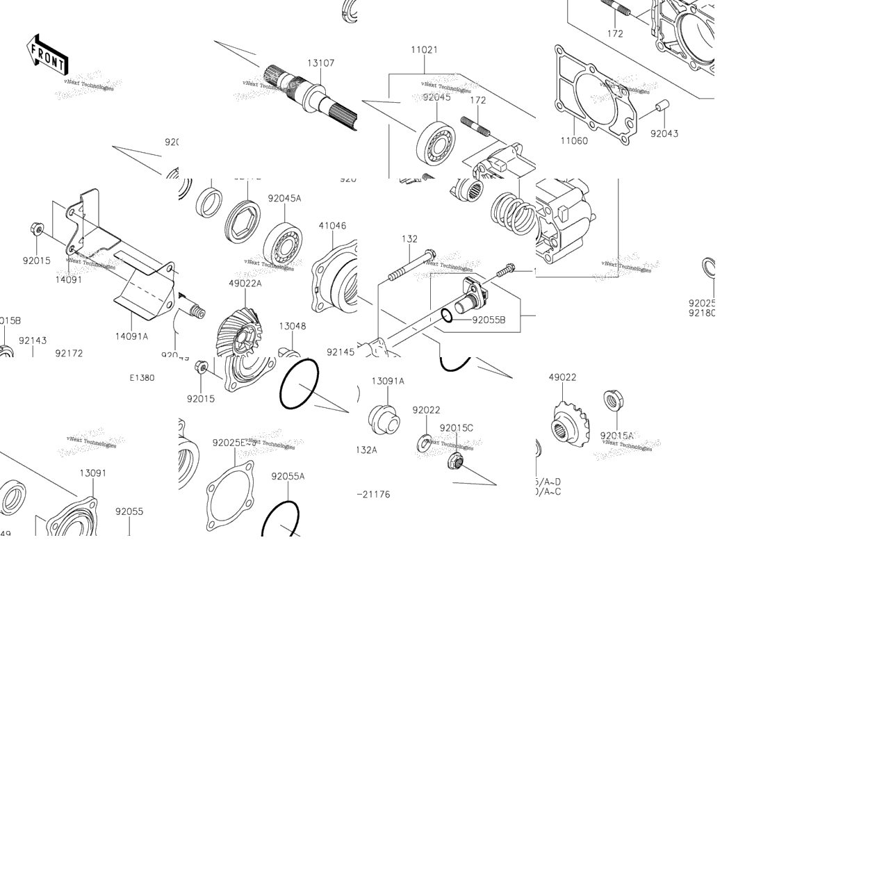 Bevel Gear Case