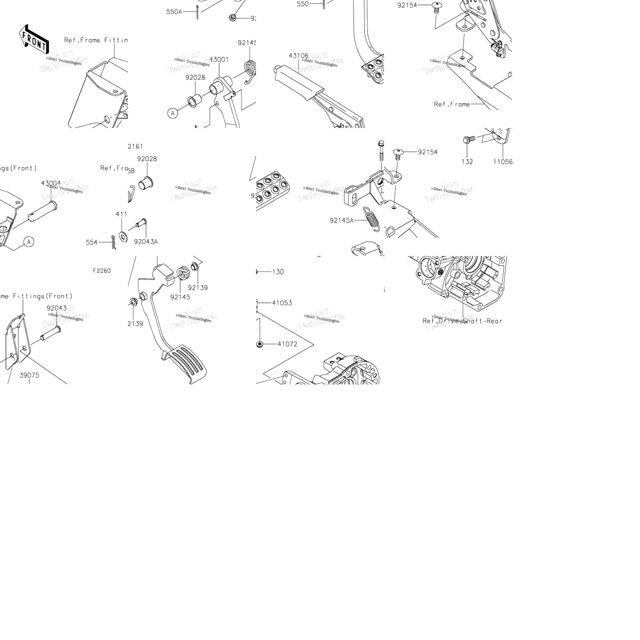 Brake Pedal/Throttle Lever