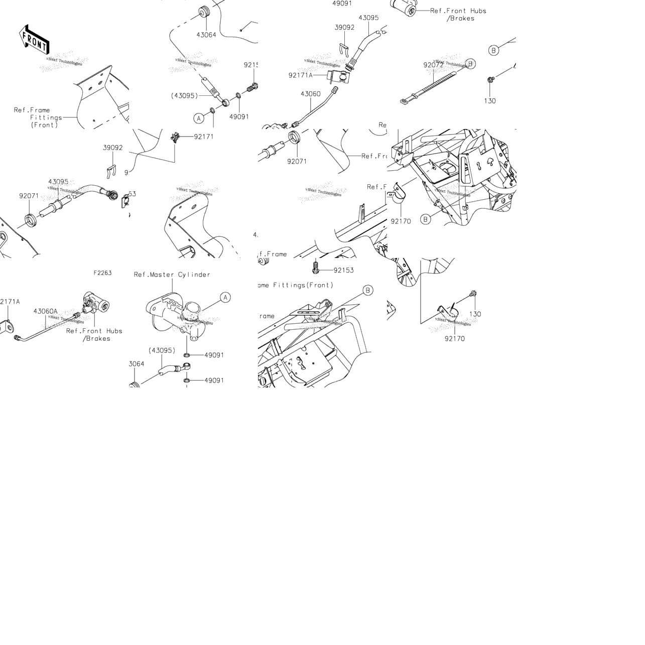 Front Brake Piping