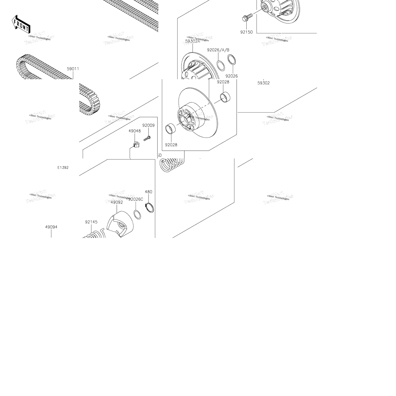 Driven Converter/Drive Belt