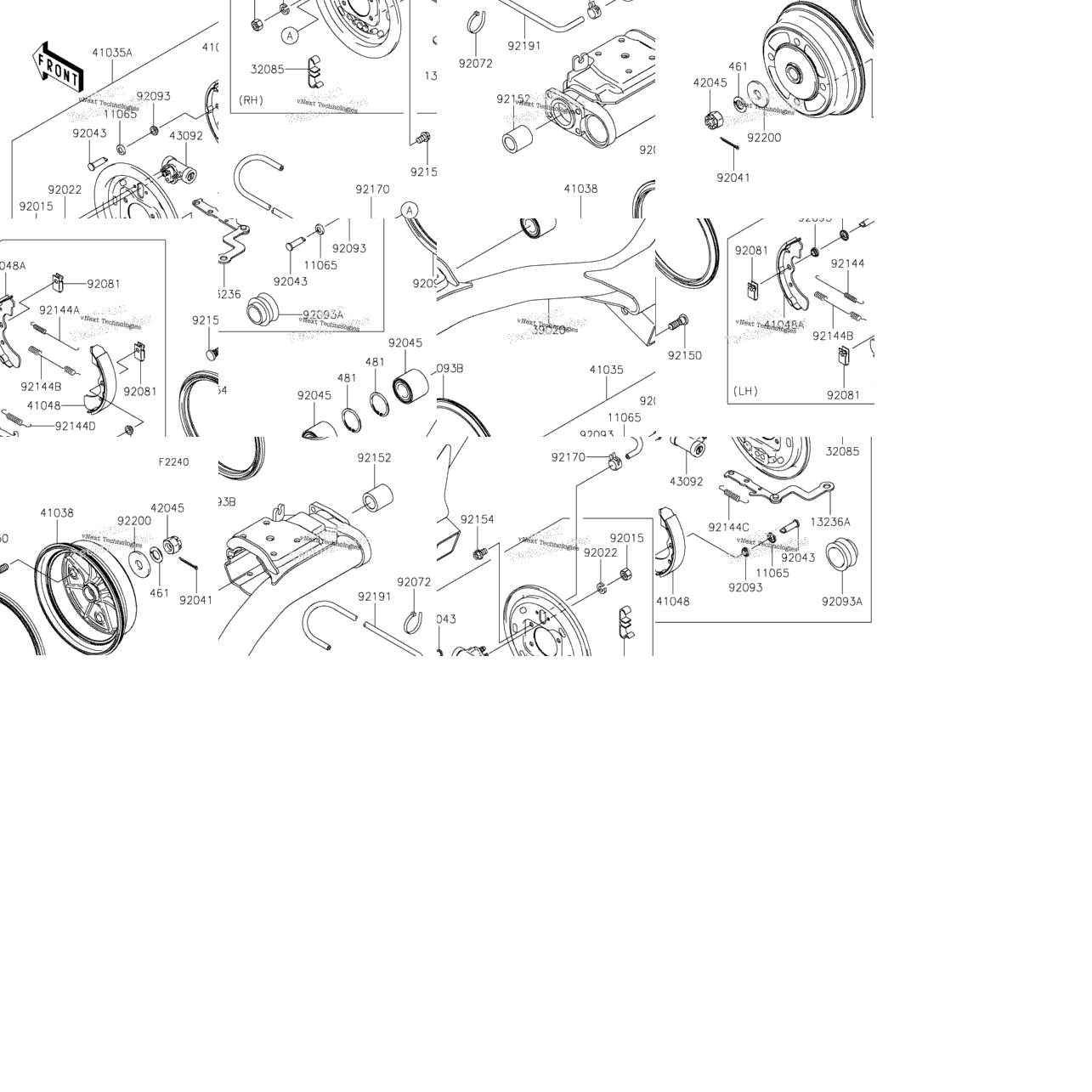 Rear Hubs/Brakes