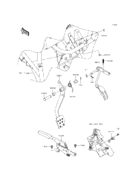 Brake Pedal/Throttle Lever