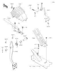Brake Pedal/Throttle Lever