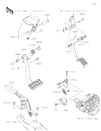 Brake Pedal/Throttle Lever